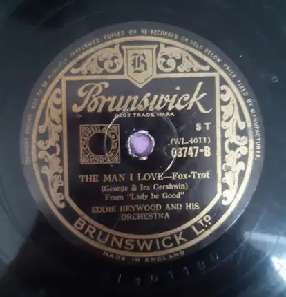 Eddie Heywood And His Orchestra - On The Sunny Side Of The Street / The Man I Love