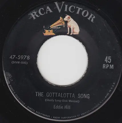 Eddie Hill - The Gottalotta Song / I Don't Think I'm Gonna Like It