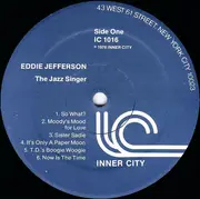 LP - Eddie Jefferson - The Jazz Singer (Vocal Improvisations On Famous Jazz Solos)