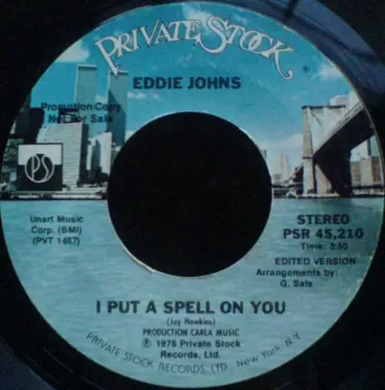 Eddie Johns - I Put A Spell On You