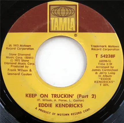 Eddie Kendricks - Keep On Truckin'