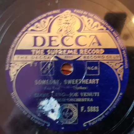 Eddie Lang-Joe Venuti And Their All Star Orchestra - Beale Street Blues / Someday, Sweetheart
