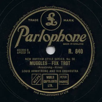 Eddie Lang's Orchestra / Louis Armstrong And His Orchestra - What Kind O' Man Is You? / Muggles