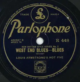 Louis Armstrong - Freeze An' Melt / West End Blues