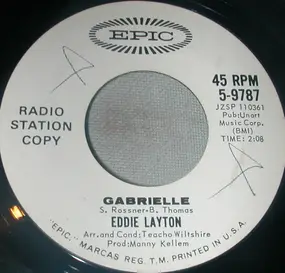 Eddie Layton - Gabrielle / I Can't Stop Loving You