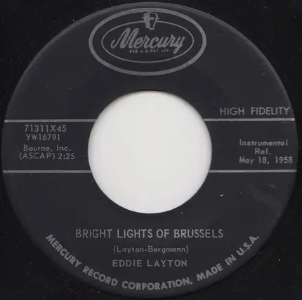 Eddie Layton - Over The Waves / Bright Lights Of Brussels