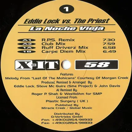 Eddie Lock vs. The Priest - La Noche Vieja