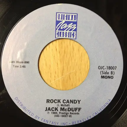 Eddie 'Lockjaw' Davis / Brother Jack McDuff - In The Kitchen (Part One) / Rock Candy