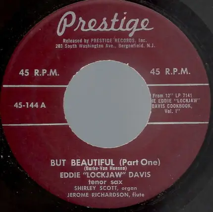 Eddie 'Lockjaw' Davis With Shirley Scott - But Beautiful