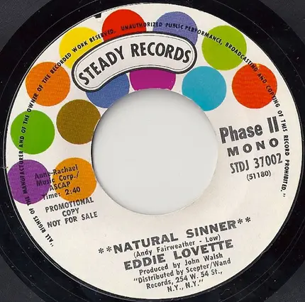 Eddie Lovette - Natural Sinner