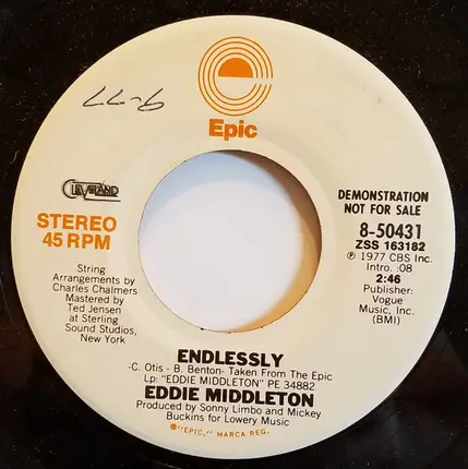 Eddie Middleton - Endlessly