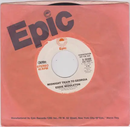 Eddie Middleton - Midnight Train To Georia