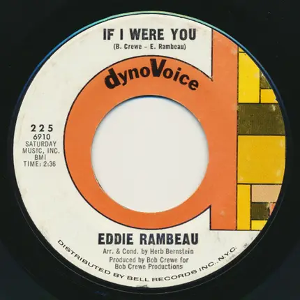 Eddie Rambeau - Clock / If I Were You