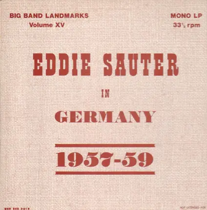 Eddie Sauter In Germany - 1957-59
