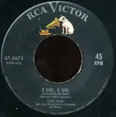 7'' - Eddie Fisher - A Girl, A Girl (Zoom-Ba Di Alli Nella) / Anema E Core (With All My Heart And Soul)