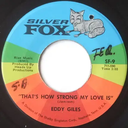 Eddie Giles - That's How Strong My Love Is