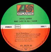 LP - Eddie Harris - Bad Luck Is All I Have