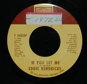 Eddie Kendricks - If You Let Me / Just Memories