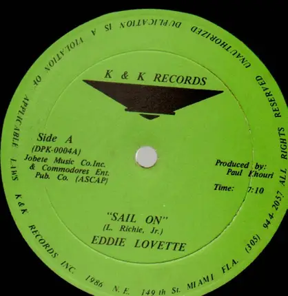 Eddie Lovette - Sail On
