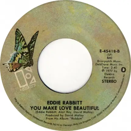 Eddie Rabbitt - We Can't Go On Living Like This / You Make Love Beautiful