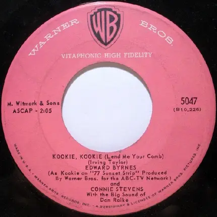 Edd 'Kookie' Byrnes And Connie Stevens - Kookie, Kookie (Lend Me Your Comb)