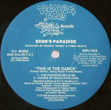 Eden's Paradise - This Is The Dance