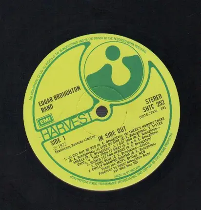 Edgar Broughton Band - In Side Out