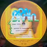 LP - Edgar Froese - Ypsilon In Malaysian Pale