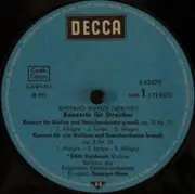 LP - Edith Volckaert Und Belgian Chamber Orchestra — Antonio Vivaldi , Georges Maes - Streicher - Konzerte