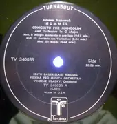 LP - Hummel/Hoffmann - Concerto For Mandolin And Orchestra