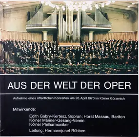 Kölner Männergesangverein - Aus Der Welt Der Oper