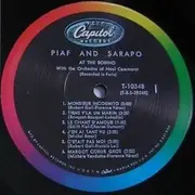 LP - Edith Piaf and Théo Sarapo - Piaf And Sarapo At The Bobino - Mono