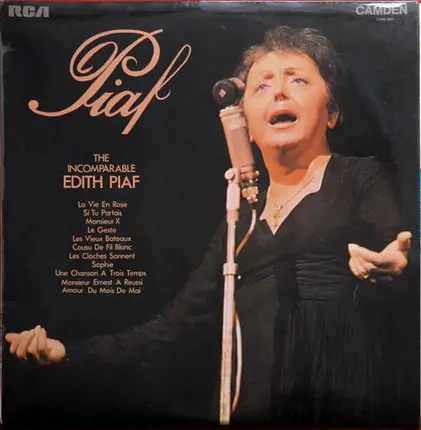Edith Piaf - The Incomparable Edith Piaf