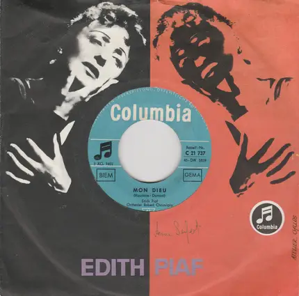 Edith Piaf - Mon Dieu / Des Histoires