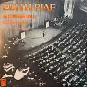 Double LP - Edith Piaf - Au Carnegie Hall Le 13 Janvier 1957