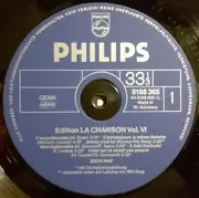 LP - Edith Piaf - Edition La Chanson - Edith Piaf / Vol. VI