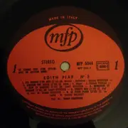 LP - Edith Piaf - Les Amants D'Un Jour