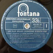 LP - Edith Piaf - Ses Plus Belles Chansons