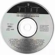 CD - Edith Piaf - The Voice Of The Sparrow:  The Very Best Of Edith Piaf