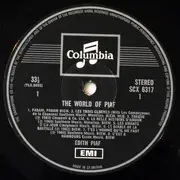 LP - Edith Piaf - The World Of Piaf