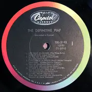 Double LP - Edith Piaf - The Definitive Piaf