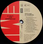 LP - Edith Piaf - 20 Chansons