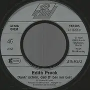 7inch Vinyl Single - Edith Prock - Dank' Schön, Daß D' Bei Mir Bist