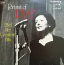 Double LP - Edith Piaf - Portrait Of Piaf - 25 Of Her Greatest Hits - textured cover