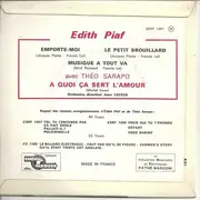 7'' - Edith Piaf Avec Théo Sarapo - A Quoi Ca Sert L'Amour