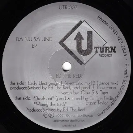 Ed The Red - Da NU SA Und EP