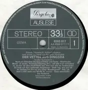 LP - Eduard Künneke - Der Vetter Aus Dingsda