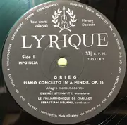 LP - Edvard Grieg - Le Philharmonique De Chaillot , Desiree Steinwitz - Piano Concerto In A Minor, Op. 16 / Peer Gynt Suite No. 1, Op. 46