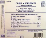 CD - Grieg / Schumann - Piano Concertos