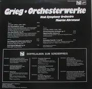 Double LP - Edvard Grieg , Utah Symphony Orchestra , Maurice de Abravanel - Grieg • Orchesterwerke - Gatefold